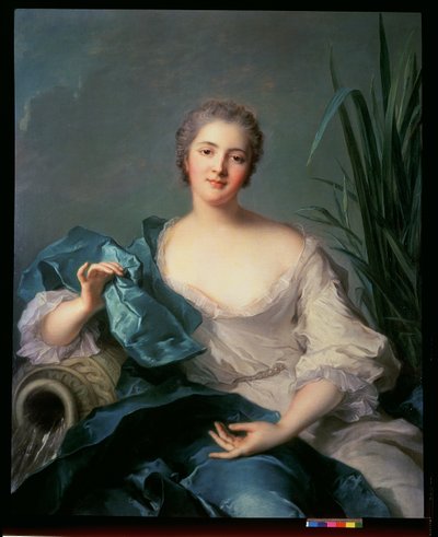 Madame Marie-Henriette Berthelot de Pleneuf von Jean Marc Nattier